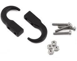 Exclusive RC SCX6 1/6 Scale Recovery Hooks (2) (Black) (Miniature Scale Accessory)