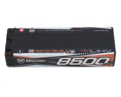 Maclan HV Graphene V3 2S LiPo Battery w/5mm Bullets (7.6V/8500mAh)