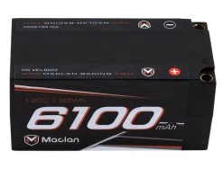 Maclan HV Graphene 4S Shorty LiPo Battery w/5mm Bullets (14.8V/6100mAh)